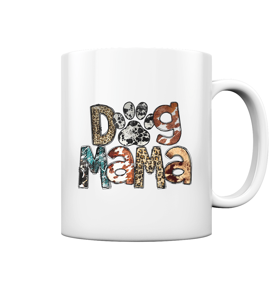 „DogMama Leo Look“ American Bully Tasse – Glossy, 330 ml