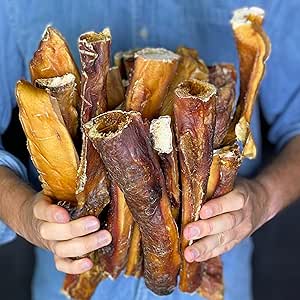 BREERs getrocknete Rinderkopfhaut für Hunde 25cm, 1kg Belohnung-Snack getreidefrei, Deutsche Herstellung