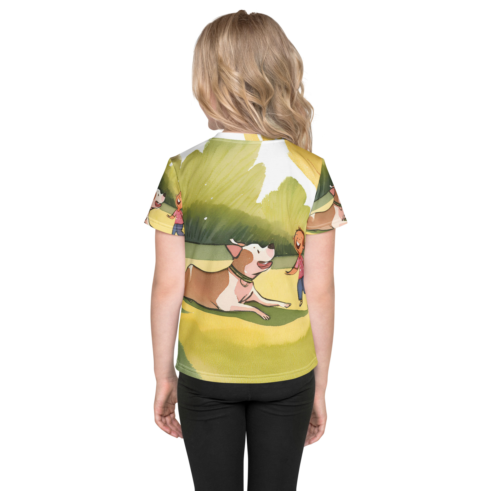 T-Shirt mit Rundhalsausschnitt für Kinder – Bild 2