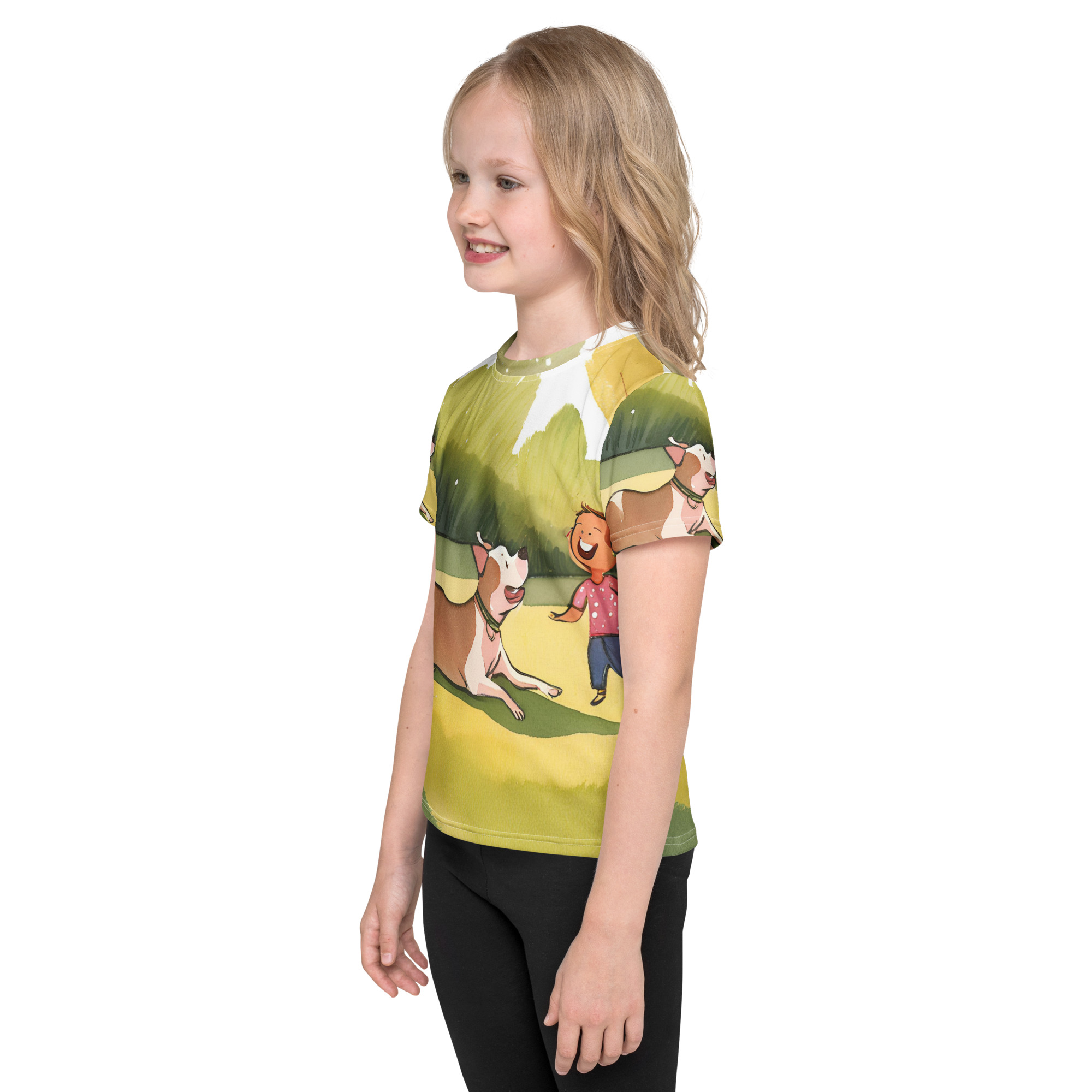 T-Shirt mit Rundhalsausschnitt für Kinder – Bild 3