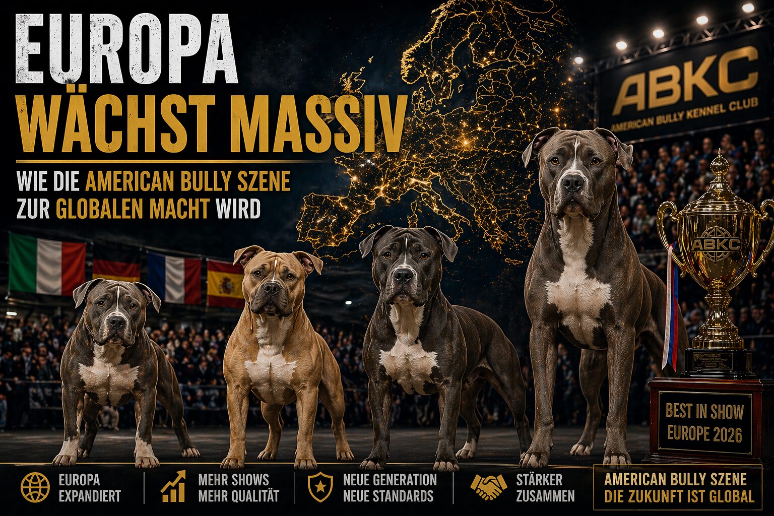 Europa wächst massiv – Die neue Macht im American Bully Game (2026)