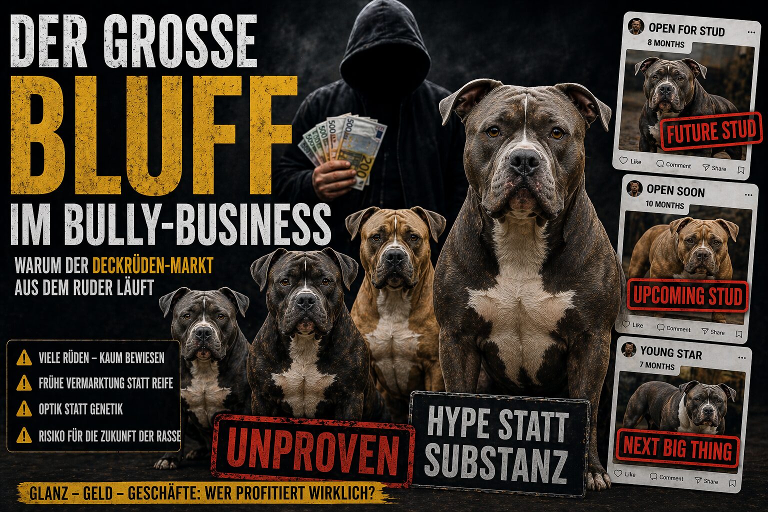 Der große Bluff im Bully-Business: Warum der Deckrüden-Markt aus dem Ruder läuft