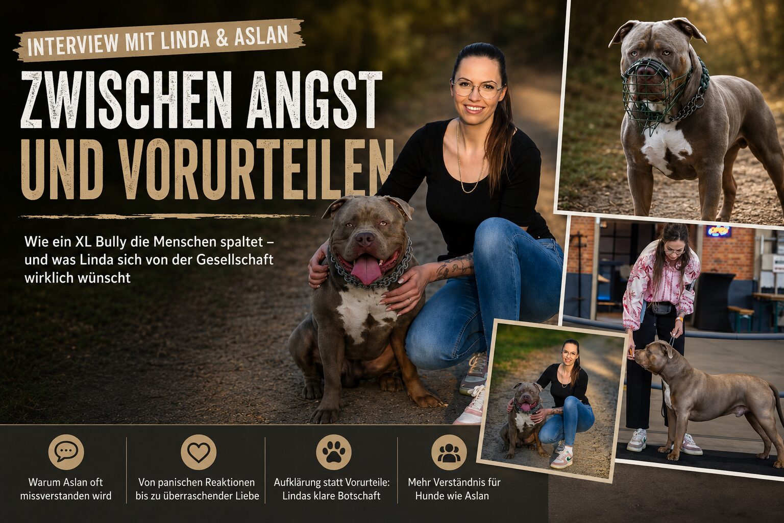 Zwischen Angst und Vorurteilen – Wie XL Bullys in der Öffentlichkeit wirklich wahrgenommen werden