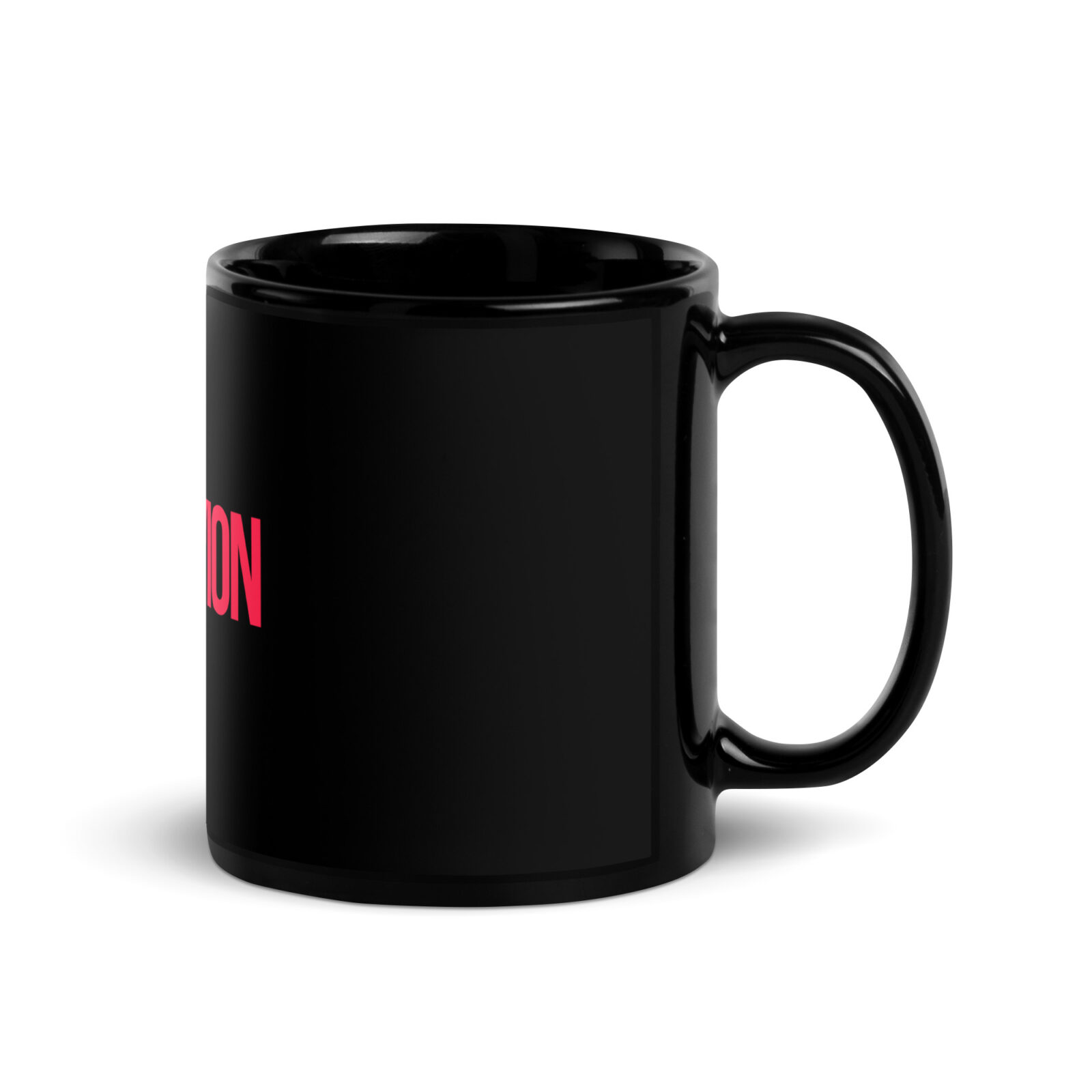 Schwarze glänzende Bullyion Tasse – Bild 3