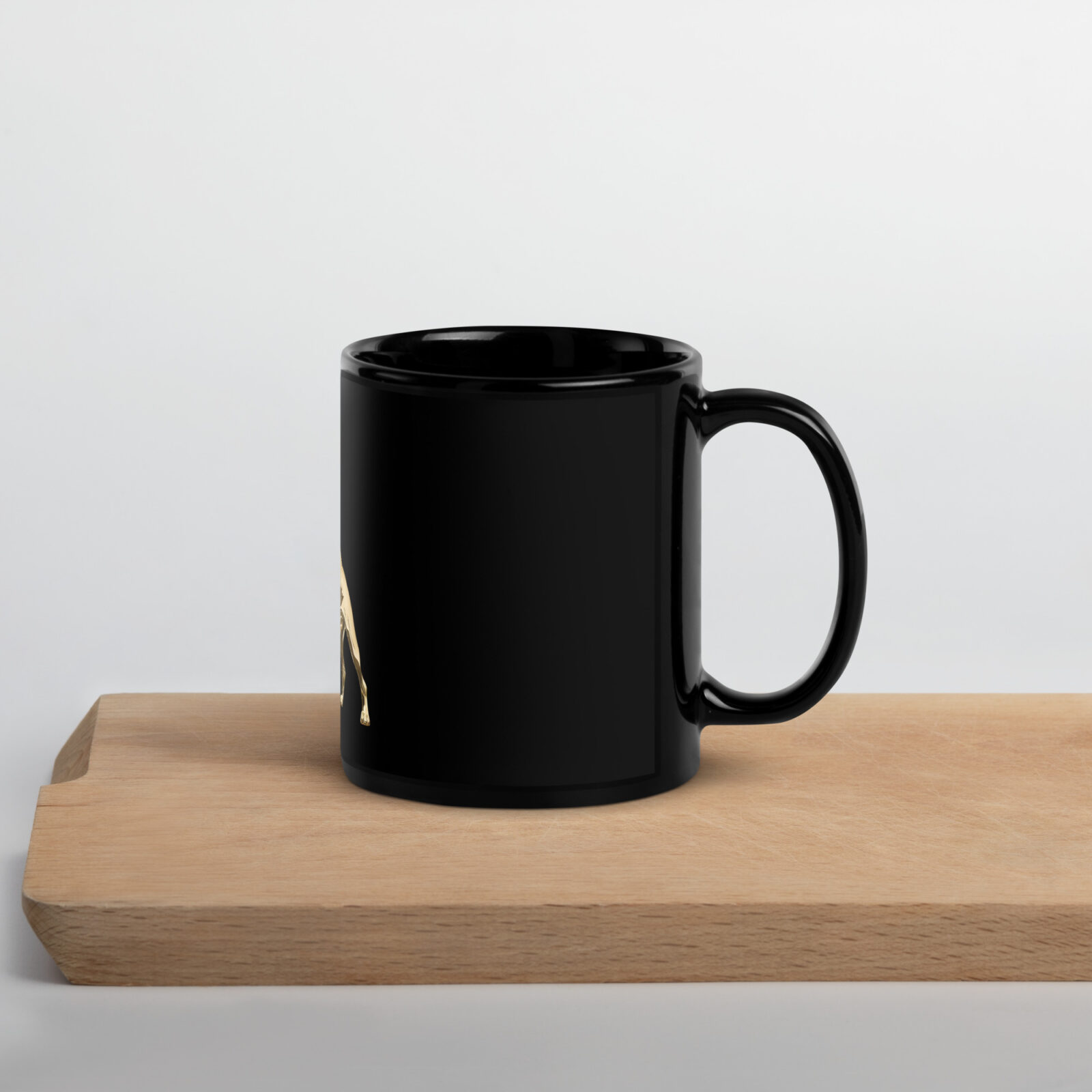 Schwarze glänzende Tasse GOLDEN American Bully – Bild 3