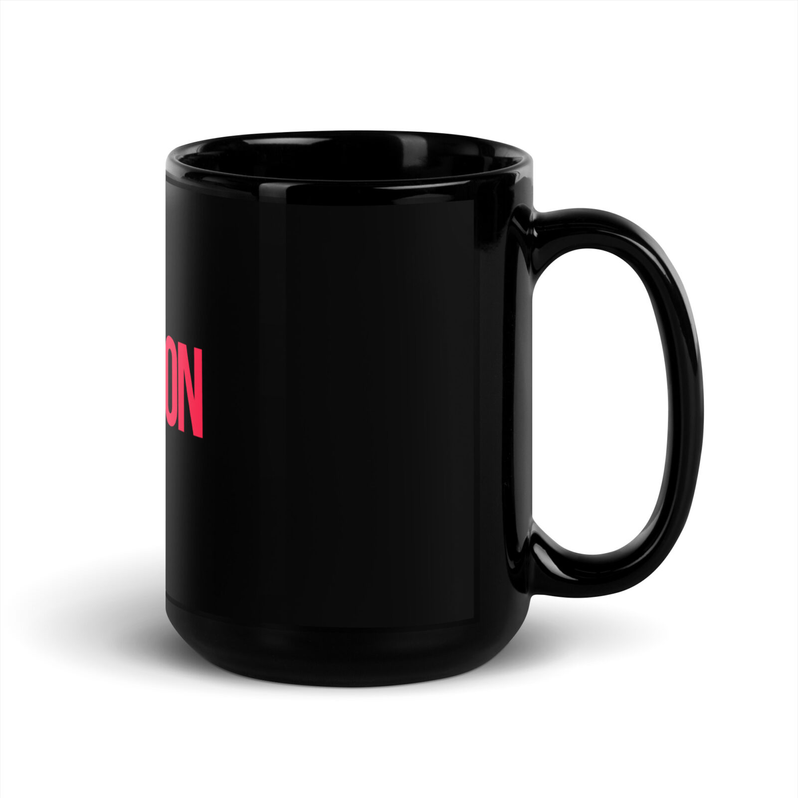 Schwarze glänzende Bullyion Tasse – Bild 5
