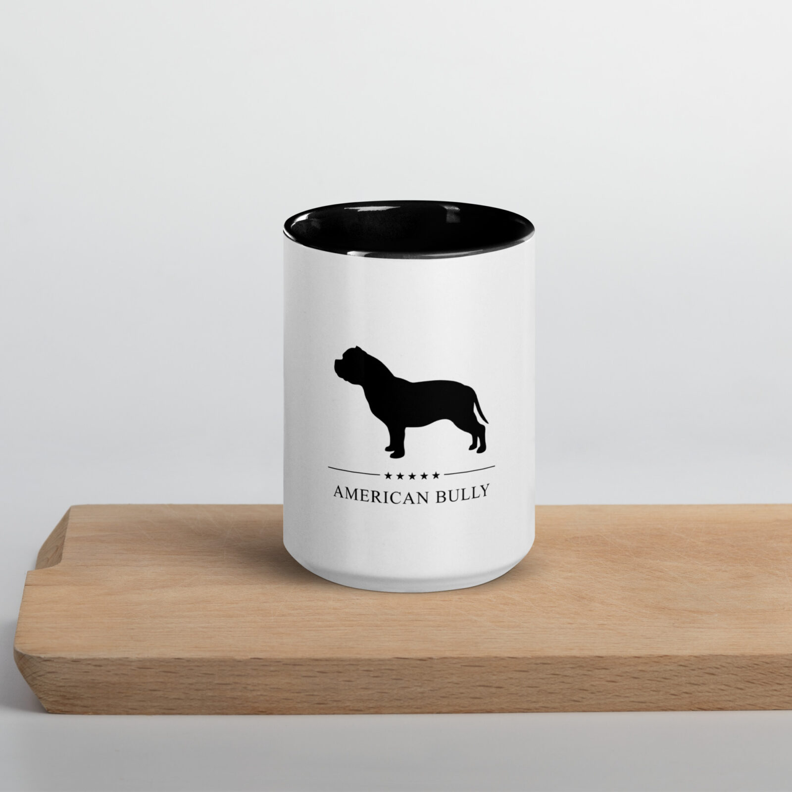 Tasse mit farbiger Innenseite American Bully – Bild 2
