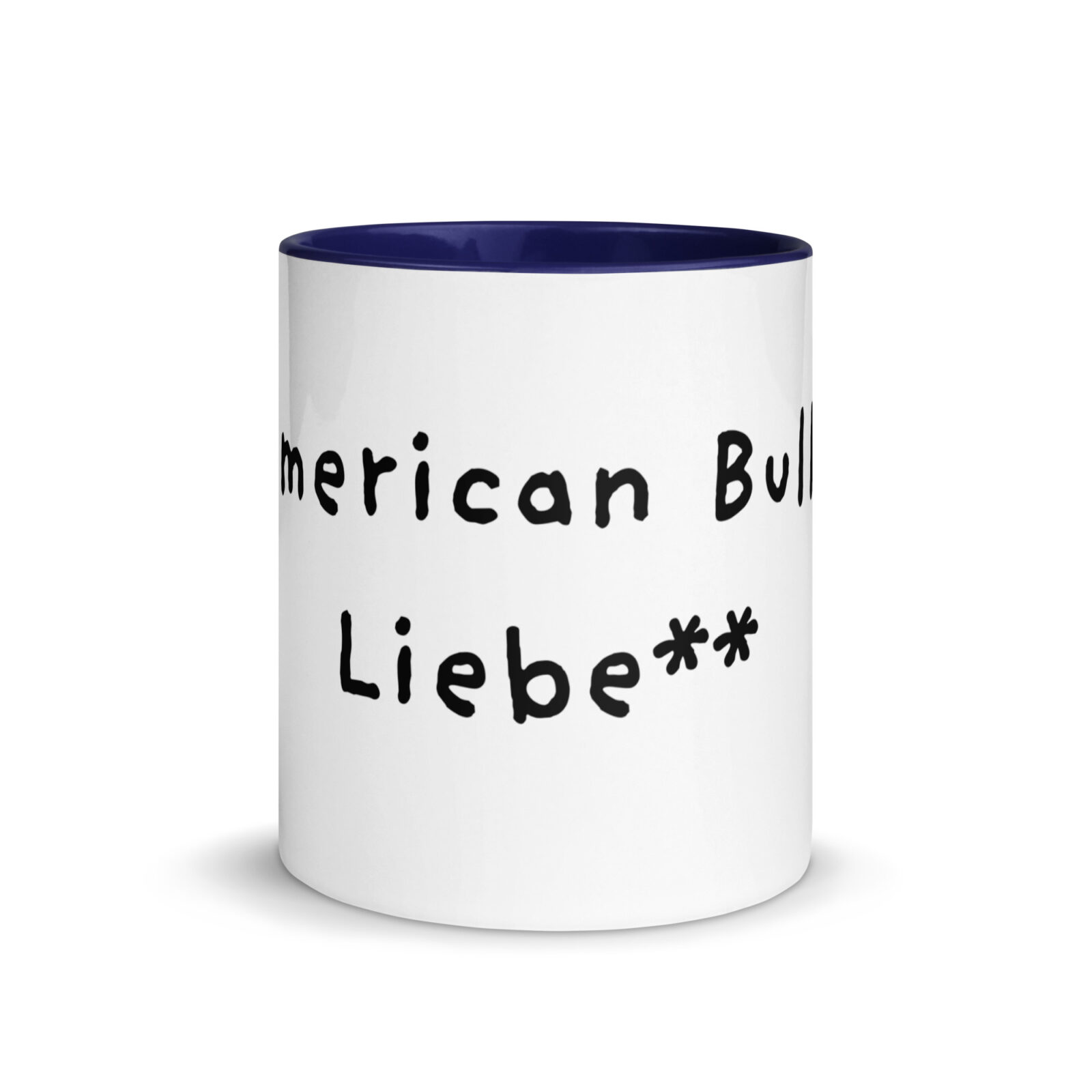 Tasse mit farbiger Innenseite "American Bully liebe**" – Bild 5