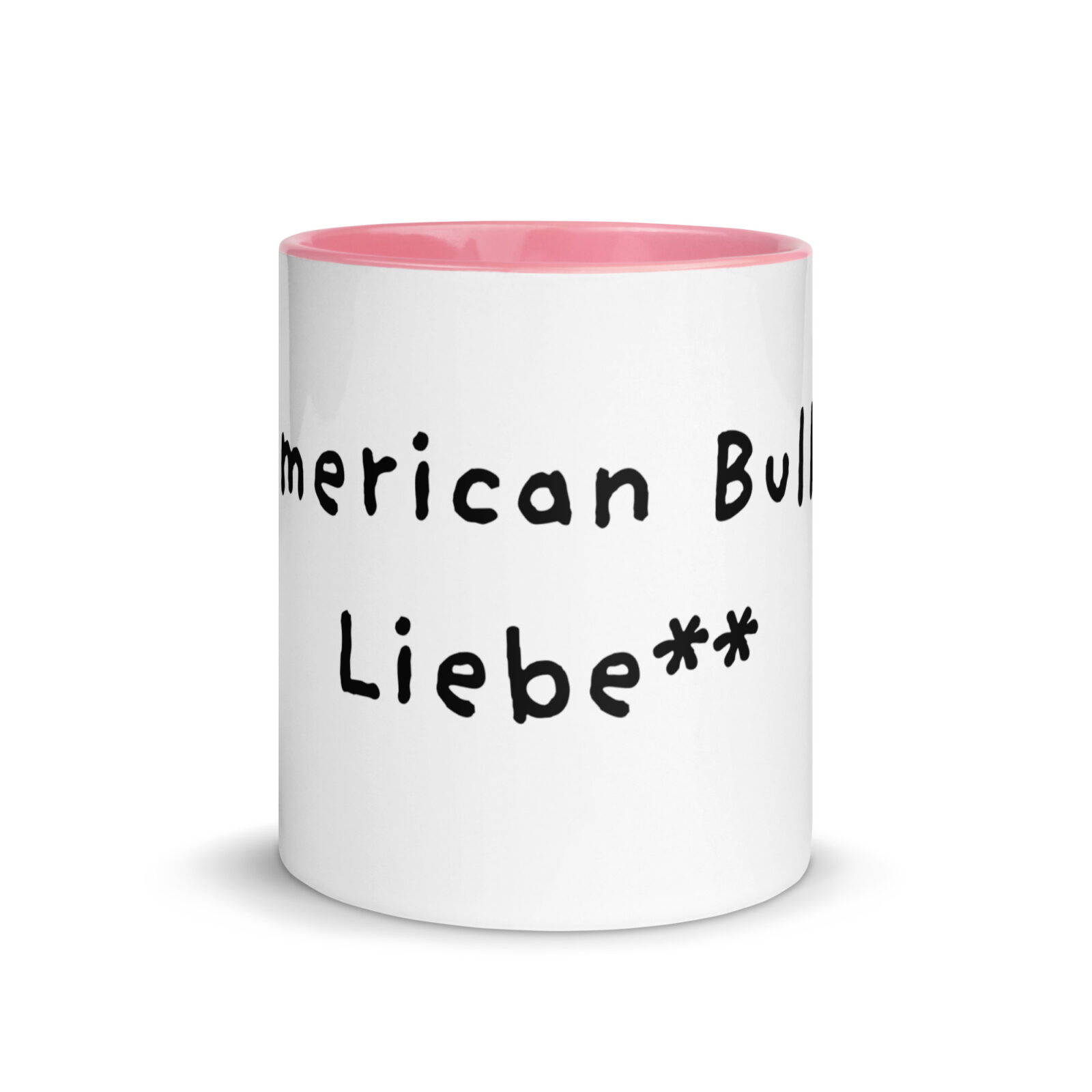Tasse mit farbiger Innenseite "American Bully liebe**" – Bild 17