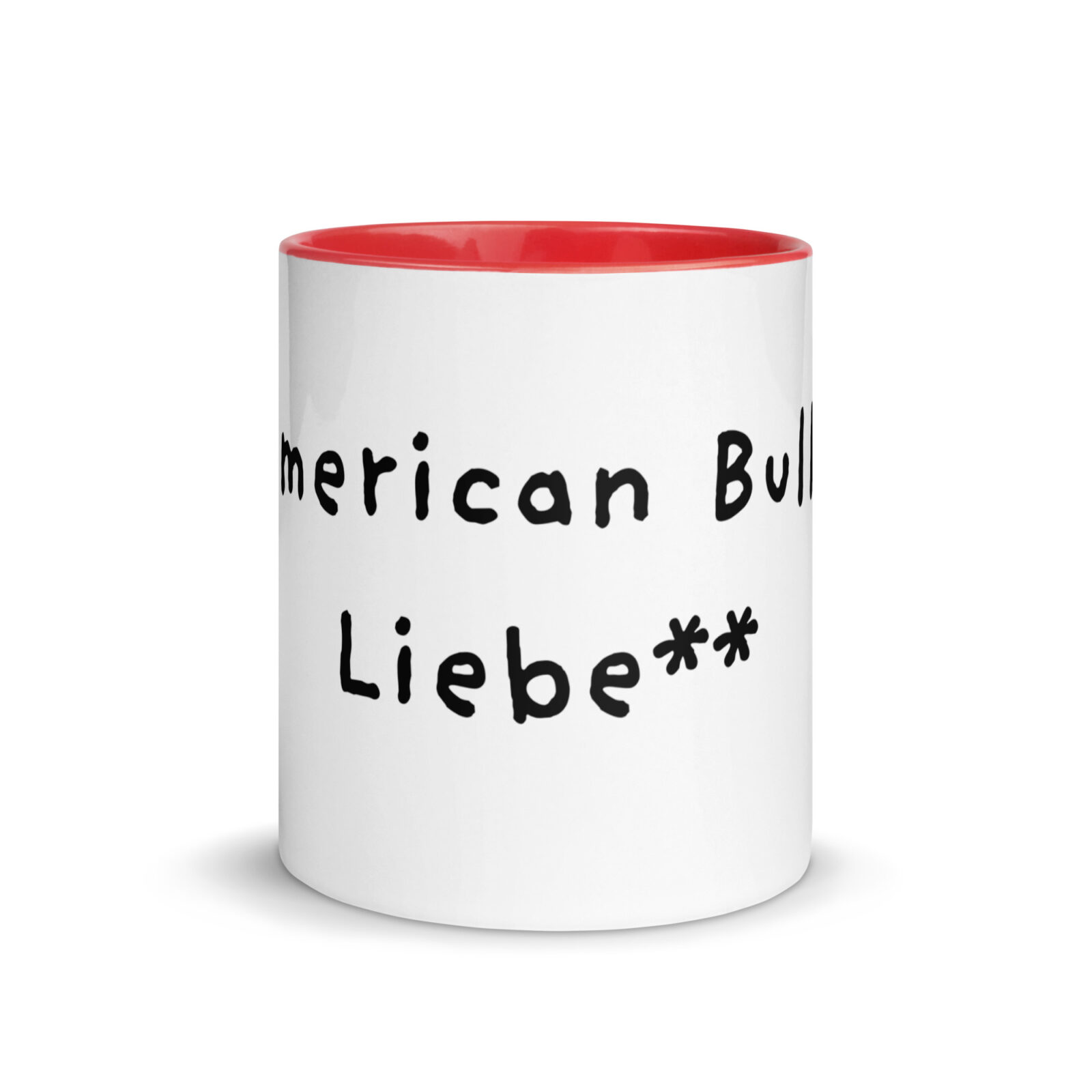 Tasse mit farbiger Innenseite "American Bully liebe**" – Bild 8