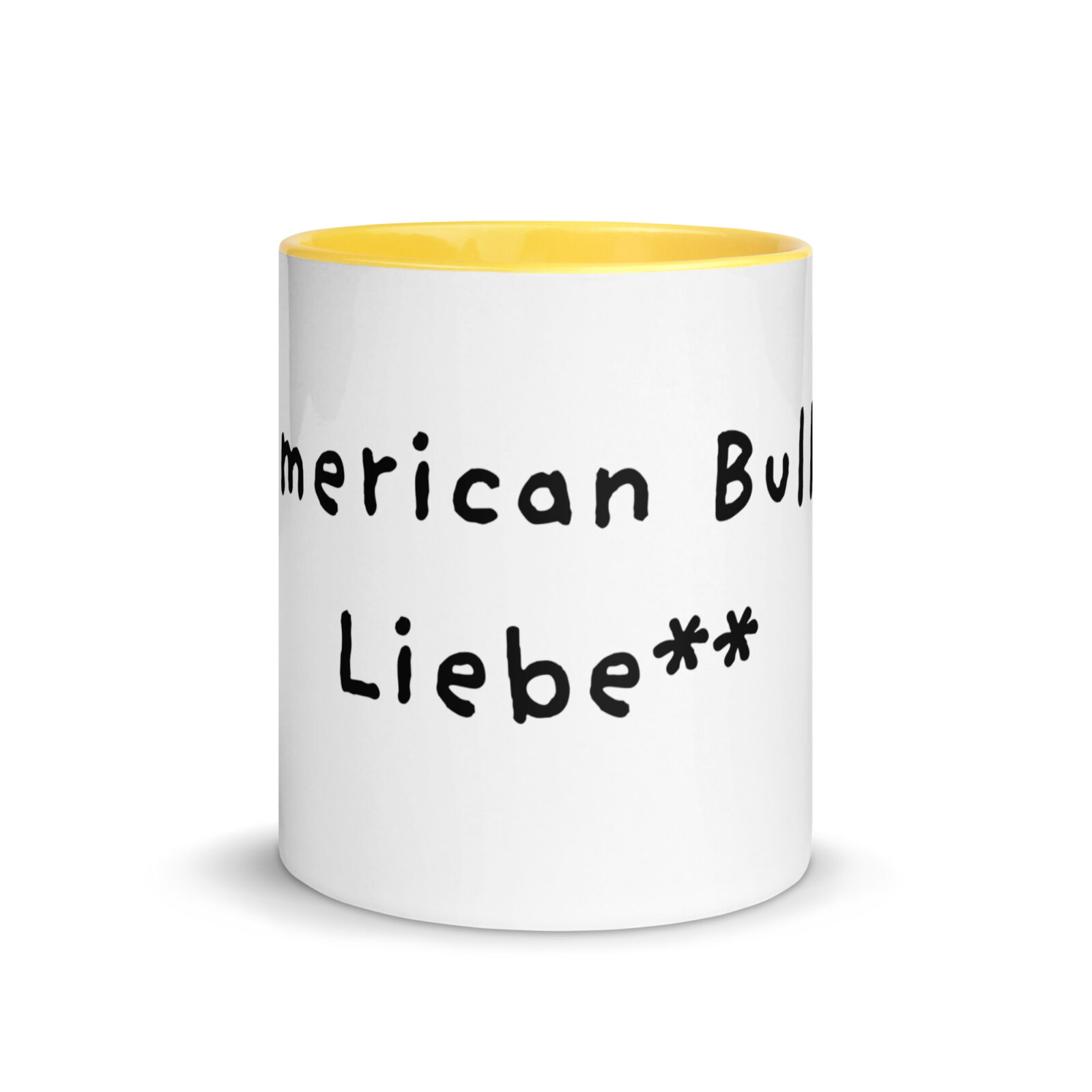 Tasse mit farbiger Innenseite "American Bully liebe**" – Bild 20