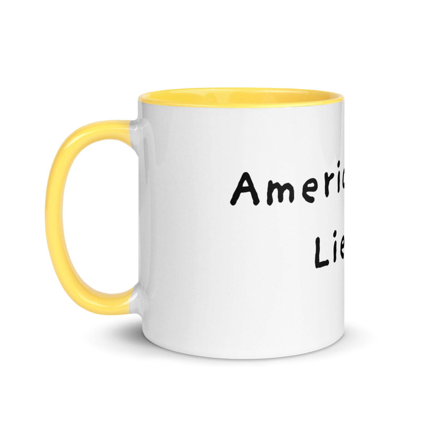 Tasse mit farbiger Innenseite "American Bully liebe**" – Bild 3