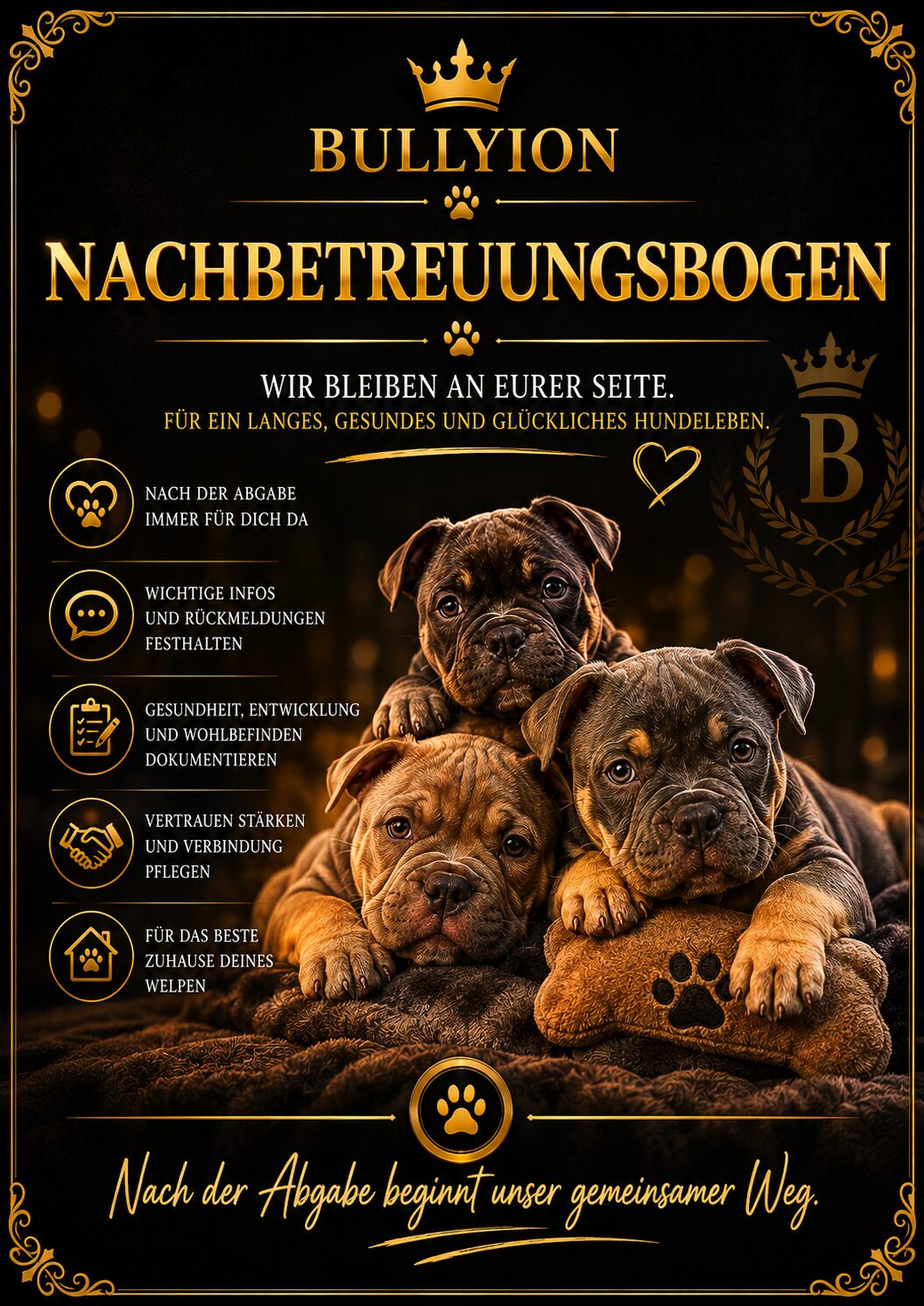 Professionelle Begleitung auch nach der Welpenabgabe