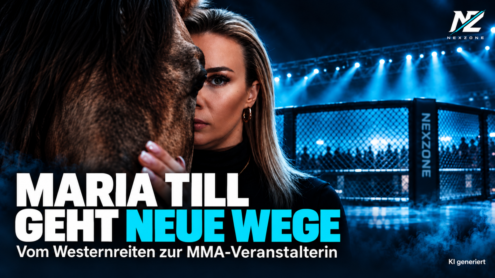 Maria Till geht neue Wege: Reining-Weltmeisterin und Bully-Halterin bringt MMA nach Leipzig