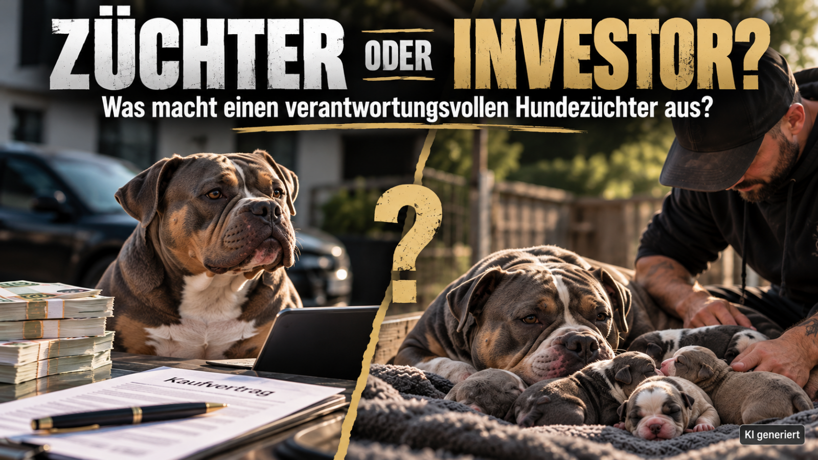 Züchter oder Investor? Was macht einen verantwortungsvollen Hundezüchter aus?
